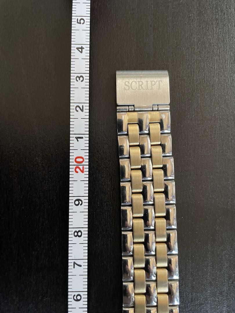 J-axis script Analog Quartz Men