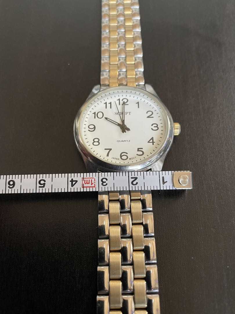 J-axis script Analog Quartz Men
