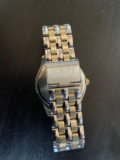 J-axis script Analog Quartz Men
