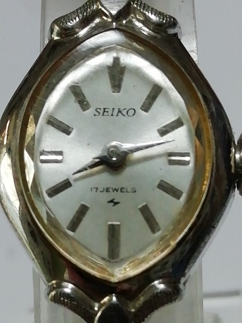 Seiko 21-7320 Analog Mechanical (Manual) Women Watch Solar 17Jewels Manual Winding Antique Working Item 5