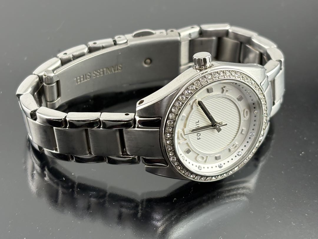 Analog Quartz Women Women Fossil Watch Women'S Battery Replaced